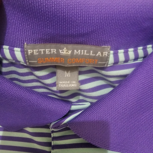 ⛳️ Peter Millar summer comfort dri fit polo size M - Picture 3 of 5